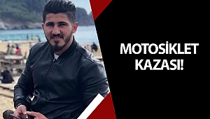 Alanya'da motosiklet kazası!