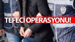 Alanya'da tefeci operasyonu!