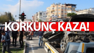 Antalya'da trafik kazası!