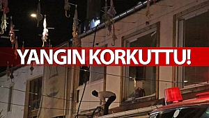 Antalya dönerciler çarşısındaki yangın korkuttu!