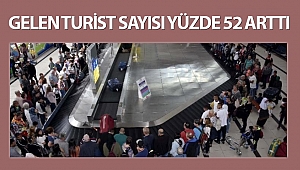 Antalya'ya gelen turist sayısı yüzde 52 arttı!