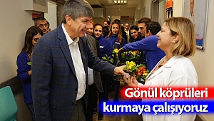 Başkan Türel hastaneleri ziyaret ederek 14 Mart Tıp Bayramını kutladı