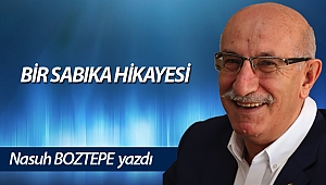 BİR SABIKA HİKAYESİ 