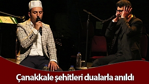 Çanakkale şehitleri dualarla anıldı