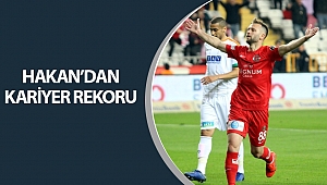 Hakan'dan kariyer rekoru