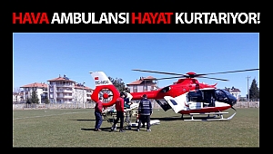 Hava ambulansı, Rabia teyze için havalandı!