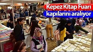 Kepez Kitap Fuarı kapılarını aralıyor