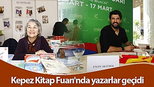 Kepez Kitap Fuarı'nda yazarlar geçidi