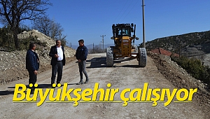 Korkuteli Yelten yolu asfaltlandı 