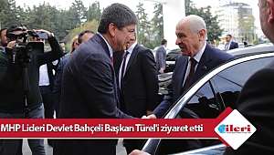 MHP Lideri Devlet Bahçeli Başkan Türel’i ziyaret etti
