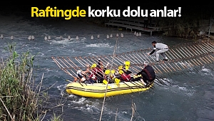 Raftingde korku dolu anlar!
