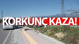 Şelale yolunda 50 metre arayla iki trafik kazası!