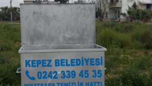 Kepez'den 'Whatsapp Temizlik Hattı'