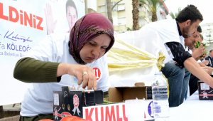 "Yandım Allah" diyerek protokolün önüne koştu