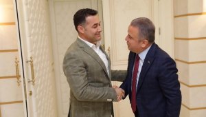 Başkan Böcek, Yücel'i ağırladı
