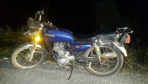 Çalınan motosiklet 24 saatte bulundu