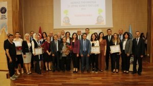 Çevre hizmet ödülleri sahiplerini buldu