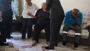 Şehit evinde acı tesadüf