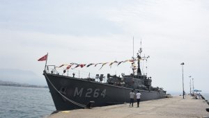 TCG Erdemli Mayın Avlama Gemisi Alanya'da
