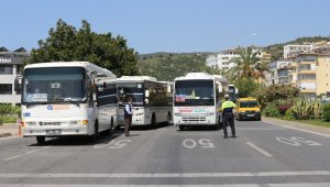 12 Halk Otobüsü ve 6 Ticari Taksiye Para Cezası