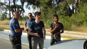 Ehliyetsiz sürücü kovalamaca sonucu yakalandı