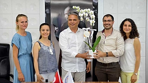 Fizyoterapistler  Uysal’ı ziyaret etti