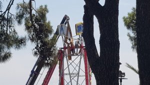 Şenlik alanındaki gondolda ölüme davetiye çıkartan çalışma