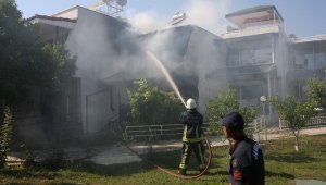 Tatil sitesinde yangın paniği