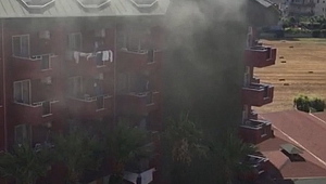 Alanya’da otel  yangını korkuttu