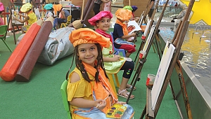 Antalya’nın minik ressamları