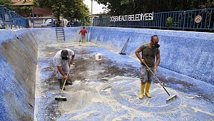Eğlenceli serinliğe   temizlik molası