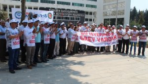 Hizmet-İş'ten greve destek