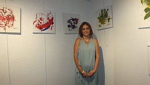 Kaş’ta soyut  resim sergisi
