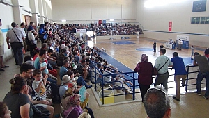 Manavgat’ta TOKİ izdihamı 