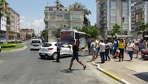 Minibüste panik anları 