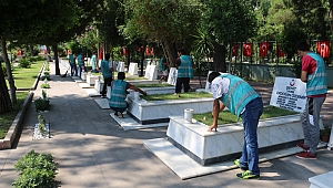 Yükümlüler çevreyi temizledi