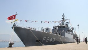 Alanya'da TCG Yıldırım Fırkateyni ziyarete açıldı