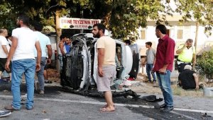 Antalya'da düğün dönüşü feci kaza: 3 yaralı