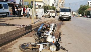 Kumluca'da trafik kazası: 1 yaralı