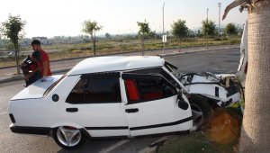 Manavgat'ta trafik kazası: 1 yaralı