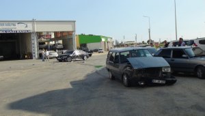 Sanayi sitesinde trafik kazası: 1 yaralı