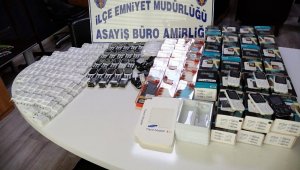 Alanya'da kaçak cep telefonu operasyonu