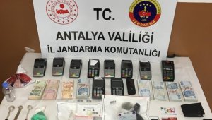 Alanya'da kredi kartı dolandırıcılığı: 4 gözaltı