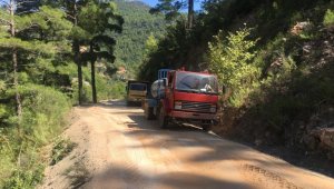 Asmaca Yolu asfalta hazırlanıyor