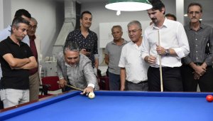ASSİM'de bilardo spor merkezi açıldı