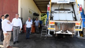 Başkan Esen, Belediye atölyelerini inceledi