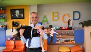 Başkan Esen'den kreşlere ziyaret