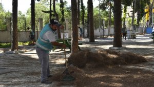 Denetimli serbestlik yükümlülerinden okul temizliği