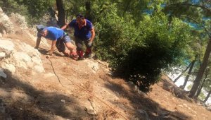 Mahsur kalan Rus turisti AFAD ekibi kurtardı