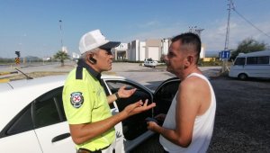 Antalya'da polisin 259 promil alkollü sürücüyle sabır imtihanı